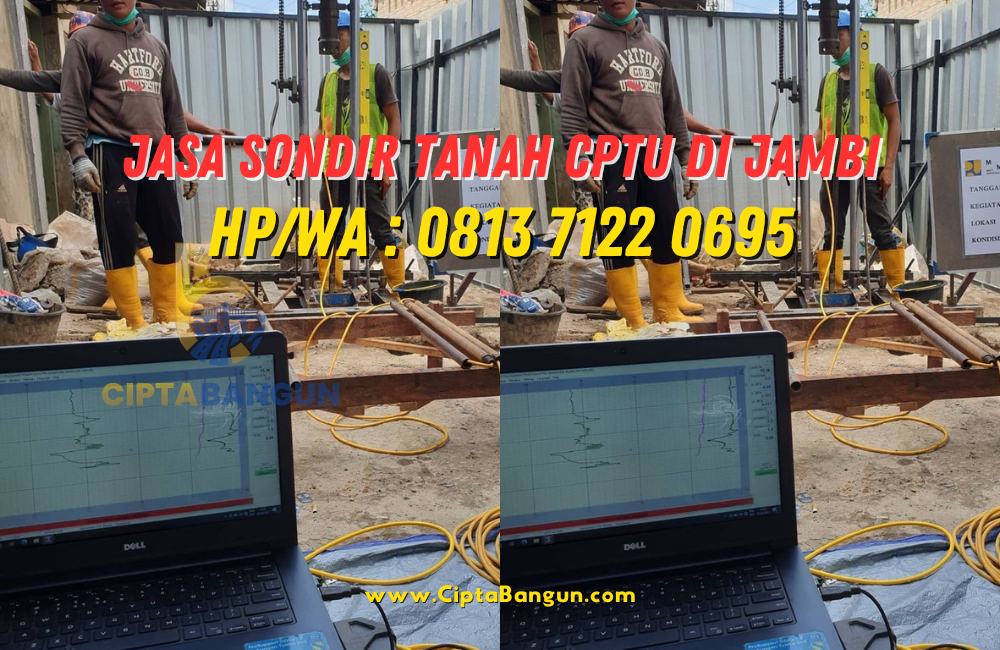 Jasa Sondir Tanah CPTu di Jambi