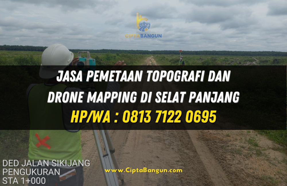 Jasa Pemetaan Topografi dan Drone Mapping di Selat Panjang