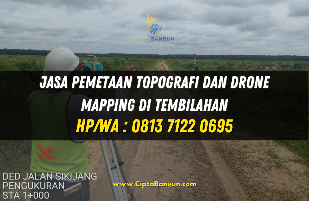 Jasa Pemetaan Topografi dan Drone Mapping di Tembilahan